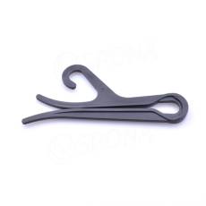 Ponožkové vešiaky PR04, čierne, 500 ks