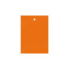Papierové visačky, typ 4060, 40 x 60 mm, bez potlače, oranžové, 1000 ks