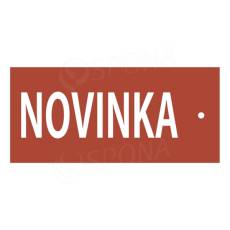 Papierové visačky, typ 50105, 105 x 48 mm, potlač "NOVINKA", červené, 100 ks