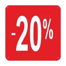 Papierové visačky SKONTO 240 x 240 mm, potlač