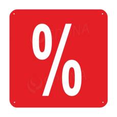 Papierové visačky SKONTO 240 x 240 mm, potlač