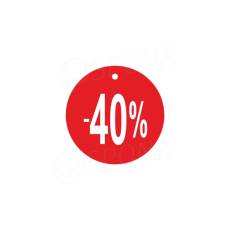 Papierové visačky SKONTO priemer 45 mm, potlač 