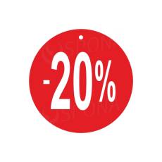 Papierové visačky SKONTO priemer 80 mm, potlač 