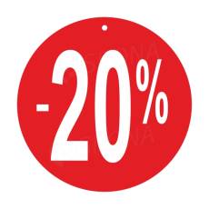 Papierové visačky SKONTO priemer 240 mm, potlač