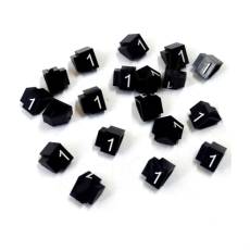 Cenovky Q 2D, 4 x 6 mm, náhradné číslo