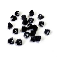Cenovky Q 2D, 4 x 6 mm, náhradné číslo