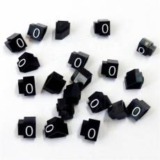 Cenovky Q 3D, 6 x 9 mm, náhradné číslo