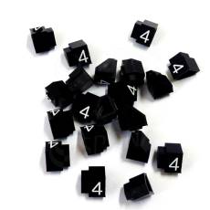 Cenovky Q 3D, 6 x 9 mm, náhradné číslo