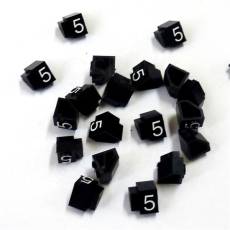 Cenovky Q 3D, 6 x 9 mm, náhradné číslo