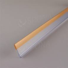 Cenovková lišta samolepiaca, 30 x 1250 mm, priehľadná