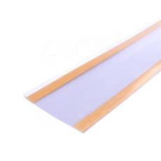 Cenovková lišta čelná 105 mm x 997 mm, samolepiaca, transparentná