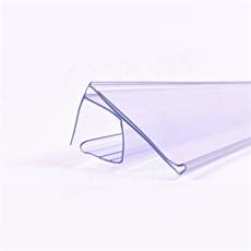 Cenovková lišta sklopná 40 x 1200 mm, na polici 16-21 mm, transparentná