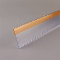 Cenovková lišta samolepiaca, 60 x 997 mm, priehľadná