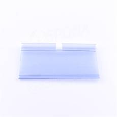 Cenovkové vrecko na háčik, 40 x 90 mm, priehľadné