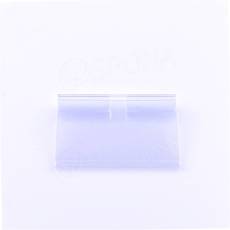 Krátke cenovkové vrecko na háčik s hrazdou, 40 x 60 mm, priehľadné