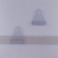 Očko k lište na uchytenie banneru, typ I kvapka, číre