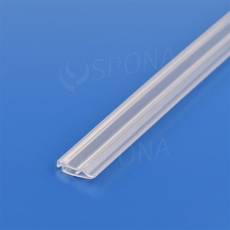 Lišta na uchytenie banneru, typ III PG, dĺžka 100 cm, číra