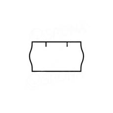 Etikety do klieští, typ CONTACT, zaoblené, 22 x 12 mm, biele, 1500 ks