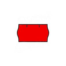 Etikety do klieští, typ CONTACT, zaoblené, 22 x 12 mm, červené, 1500 ks