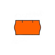 Etikety do klieští, typ CONTACT, zaoblené, 22 x 12 mm, oranžové, 1500 ks