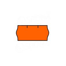 Etikety do klieští, typ CONTACT, zaoblené, 26 x 12 mm, oranžové, 1500 ks