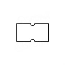 Etikety do klieští, typ COLA-PLY, rovné, 22 x 12 mm, biele, 1250 ks