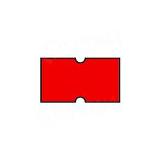 Etikety do klieští, typ COLA-PLY, rovné, 22 x 12 mm, červené, 1250 ks