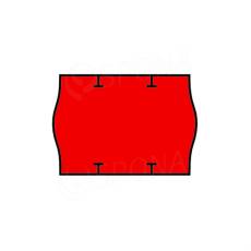 Etikety do klieští, typ START PRIX, zaoblené, 26 x 18 mm, červené, 1000 ks