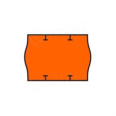 Etikety do klieští, typ START PRIX, zaoblené, 26 x 18 mm, oranžové, 1000 ks