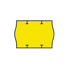 Etikety do klieští, typ START PRIX, zaoblené, 26 x 18 mm, žlté, 1000 ks