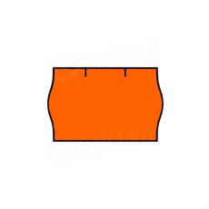 Etikety do klieští, typ CONTACT, zaoblené, 25 x 16 mm, oranžové, 1125 ks