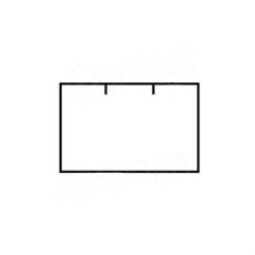 Etikety do klieští, typ CONTACT, rovné, 25 x 16 mm, biele, 1125 ks