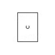 Etikety do klieští, typ MOTEX, rovné, 16 x 23 mm, biele, 870 ks