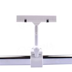 Cenovkový systém MEMO, clip XL s prstom, štipec do max. priemeru 32 mm, biely