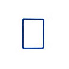 Plastový rámček na plagáty, typ M, formát A5, 148 x 210 mm, hrúbka 8 mm, modrý