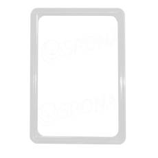 Plastový rámček na plagáty, typ 100, formát A5, 148 x 210 mm, hrúbka 11 mm, biely