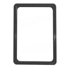 Plastový rámček na plagáty, typ 100, formát A5, 148 x 210 mm, hrúbka 11 mm, čierny