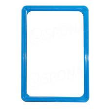 Plastový rámček na plagáty, typ 100, formát A5, 148 x 210 mm, hrúbka 11 mm, modrý