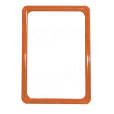 Plastový rámček na plagáty, typ 100, formát A5, 148 x 210 mm, hrúbka 11 mm, oranžový