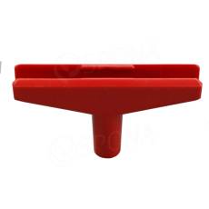 T-kus na vytvorenie stojanu, typ 100, šírka 90 mm, červený