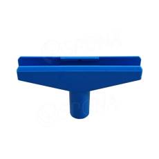 T-kus na vytvorenie stojanu, typ 100, šírka 90 mm, modrý