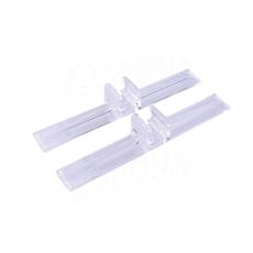 Rovný stojanček plastového rámčeku hrúbky 11 mm, typ RA1 DREAMER, 2 ks