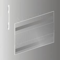 Magnetické plagátové vrecko, typ C, formát A4, na šírku, antireflexné PVC