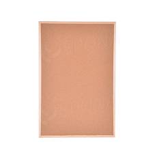 Nástenka korková, drevený rám, 90 x 60 cm