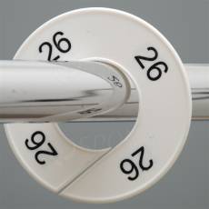 Veľkostný kruh na štender, označenie 