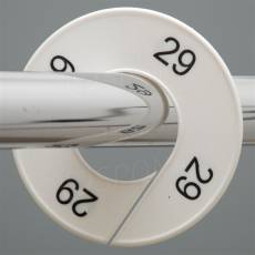 Veľkostný kruh na štender, označenie 