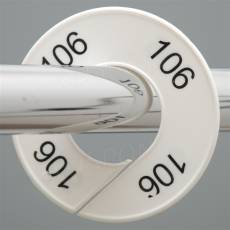 Veľkostný kruh na štender, označenie