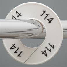 Veľkostný kruh na štender, označenie