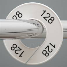 Veľkostný kruh na štender, označenie