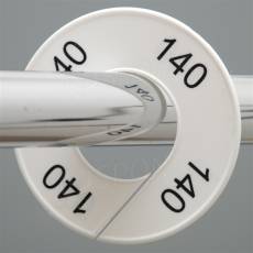 Veľkostný kruh na štender, označenie